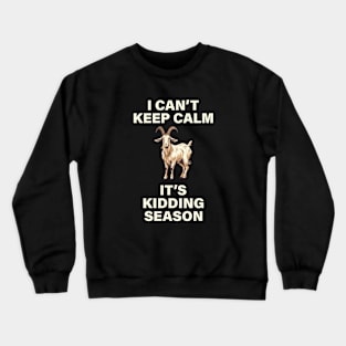 Goat Show Mom Life Crewneck Sweatshirt